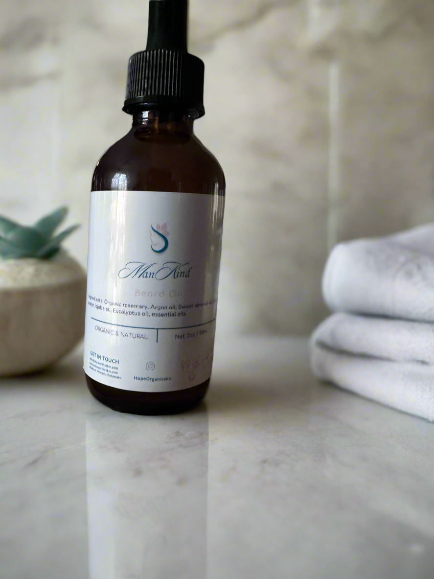Premium Organic Beard Oil For Men | ManKind Beard Oil