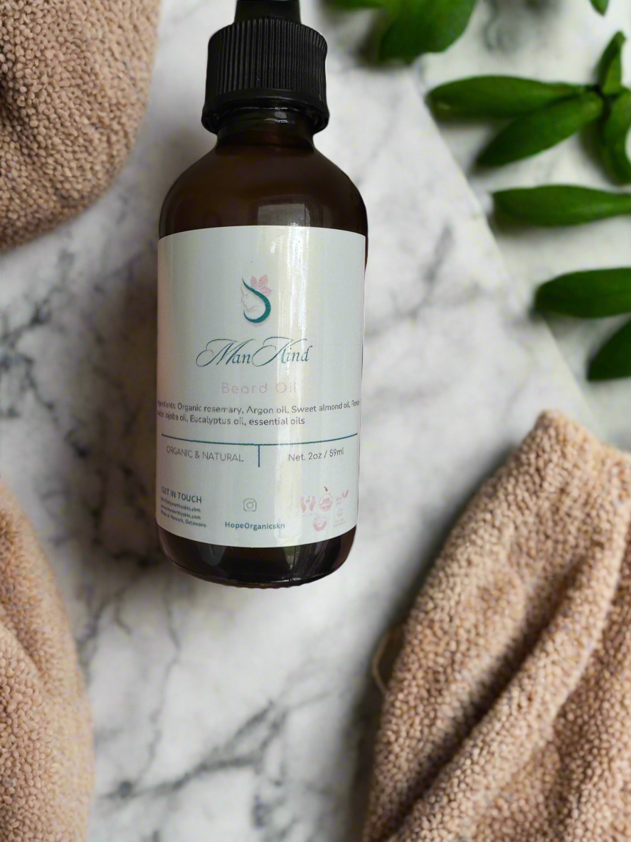 Premium Organic Beard Oil For Men | ManKind Beard Oil
