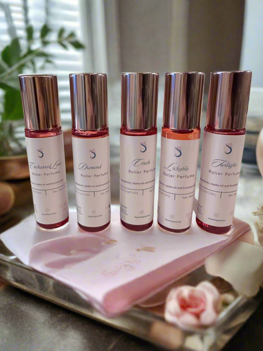 Non-Toxic Organic Perfume Rollers