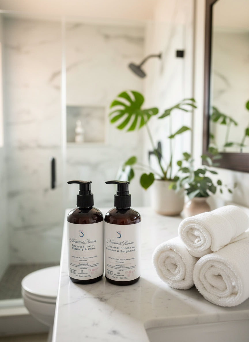 ✨ Nourish + Restore The Botanical Hair set (Shampoo+Conditioner)