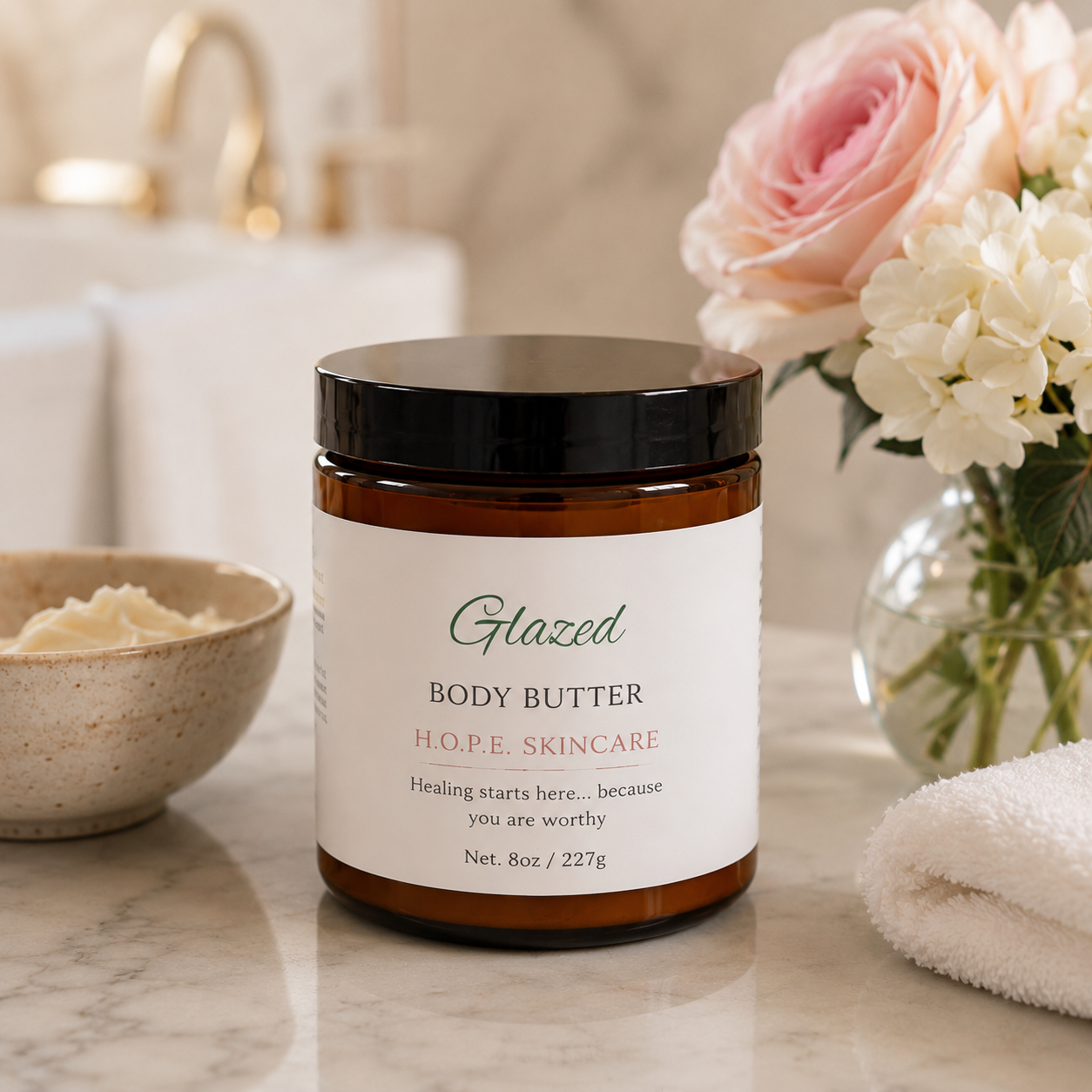 Organic Whipped Body Butter – Deep Hydration + Long-Lasting Scent