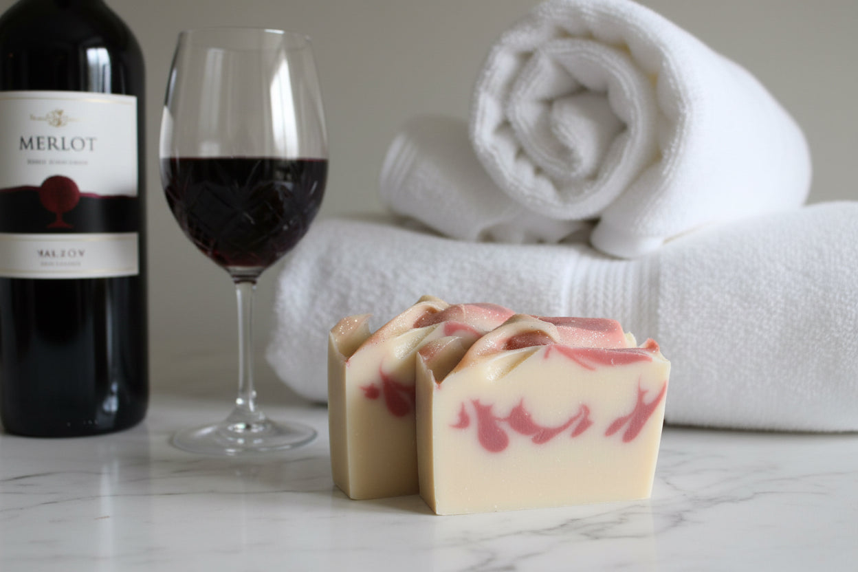 Velvet Reserve Wine Infused Artisan Soap for Soft, Radiant Skin