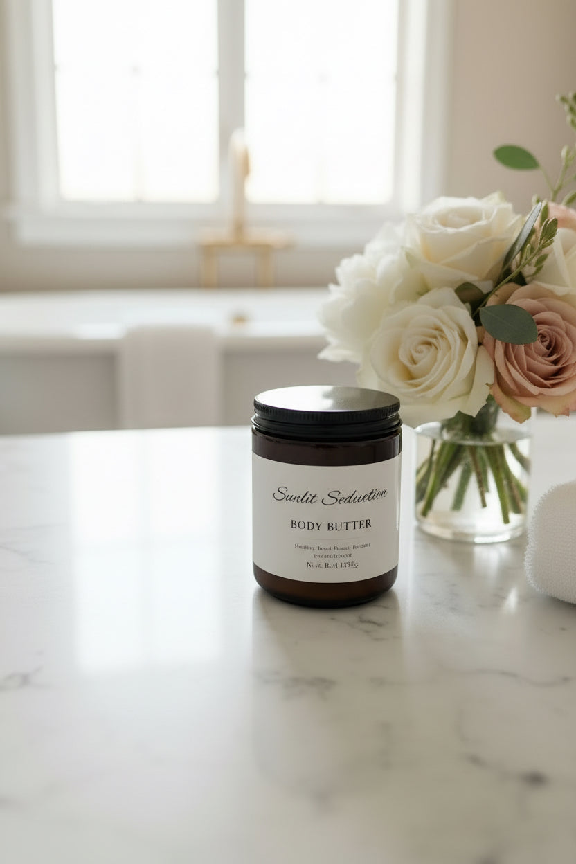 Organic Whipped Body Butter – Deep Hydration + Long-Lasting Scent