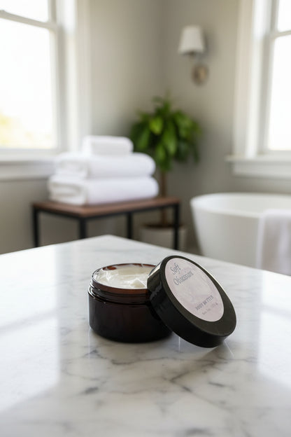 Organic Whipped Body Butter – Deep Hydration + Long-Lasting Scent