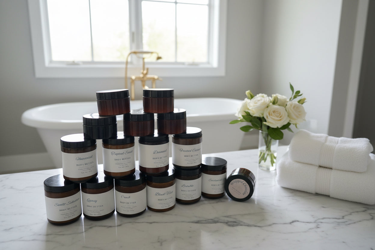 Organic Whipped Body Butter – Deep Hydration + Long-Lasting Scent