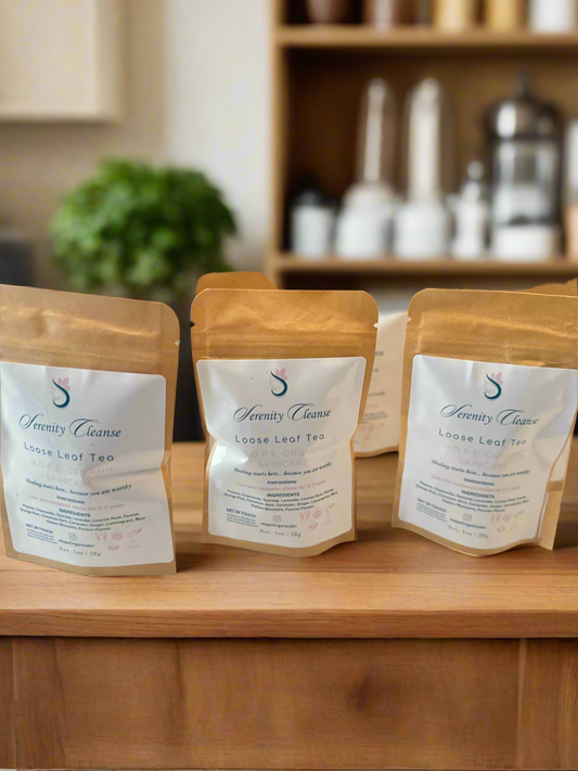 Serenity Cleanse – Gentle Detox Support Tea | Papaya, Soursop, Lavender & Ginger Blend