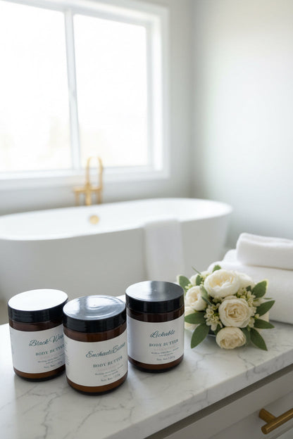 Organic Whipped Body Butter – Deep Hydration + Long-Lasting Scent