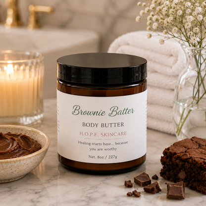 Organic Whipped Body Butter – Deep Hydration + Long-Lasting Scent