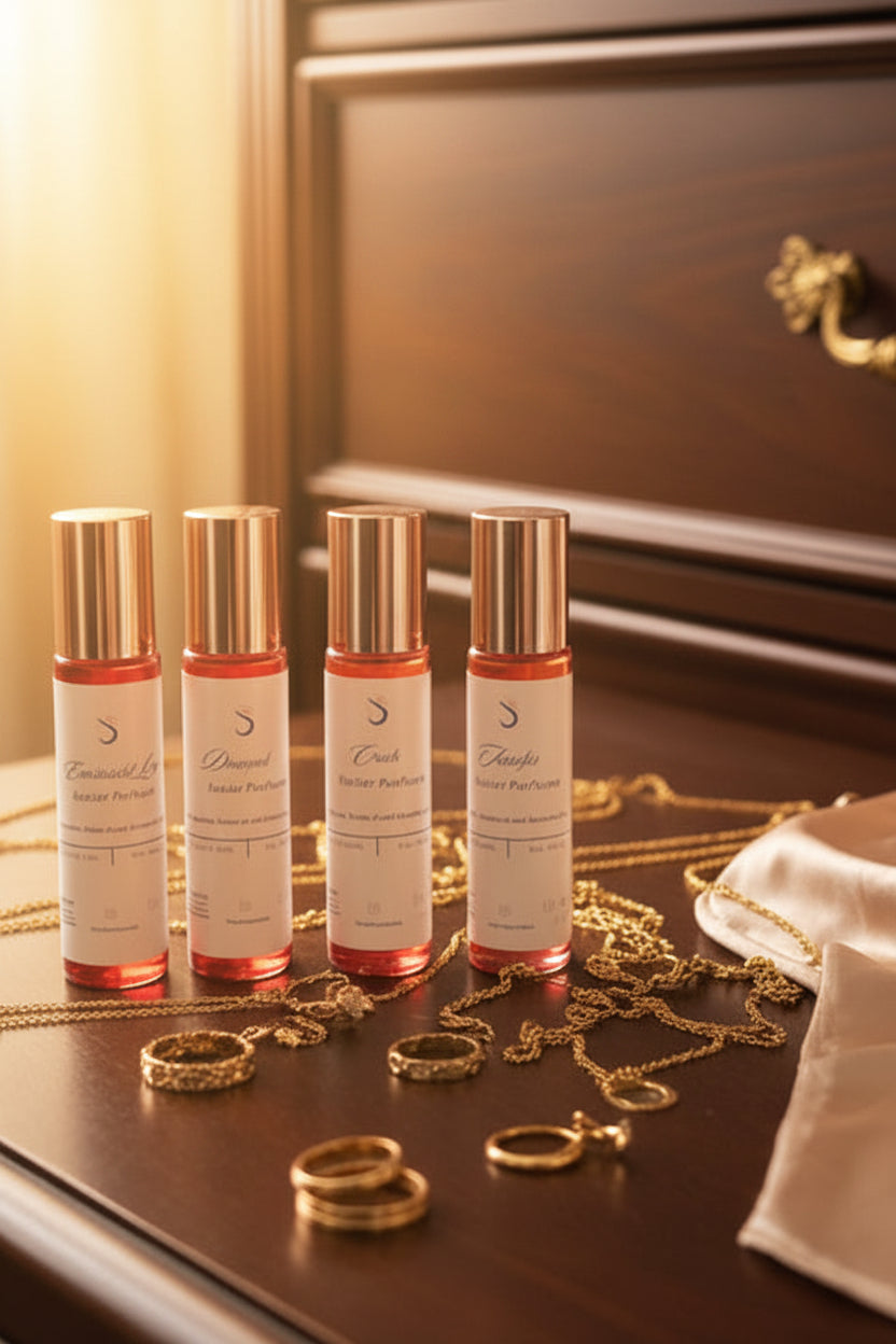 Non-Toxic Organic Perfume Rollers – Pure Essential Oil Fragrance