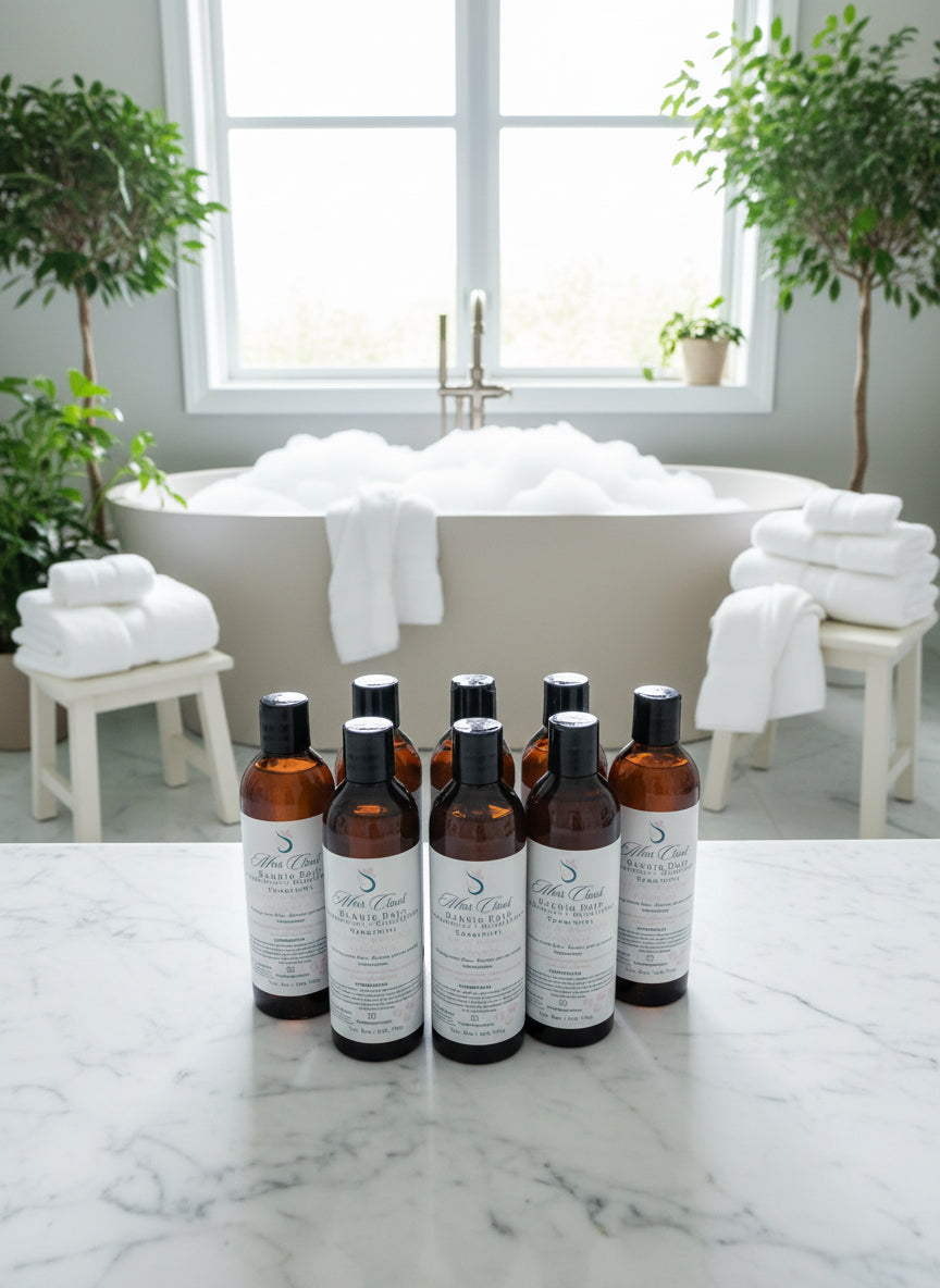 ☁️✨ Mint Cloud Bubble Bath