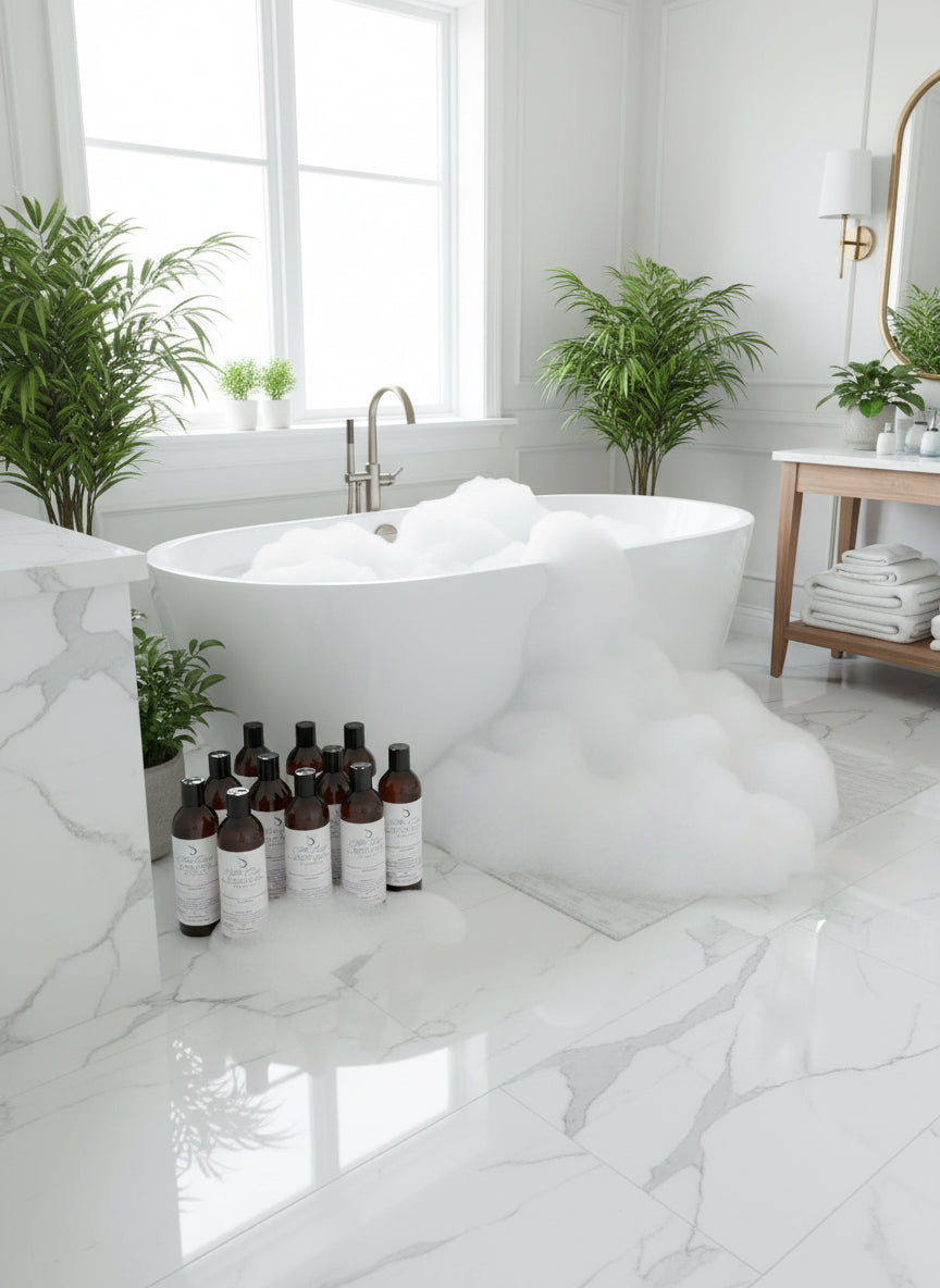 ☁️✨ Mint Cloud Bubble Bath