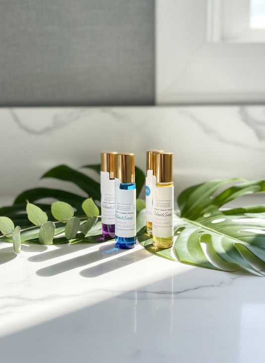 ✨HeadEase Serenity Relief Roller- Peppermint · Rosemary · Lavender · Frankincense  Tension, Migraine & Stress Relief Elixir | 10ml