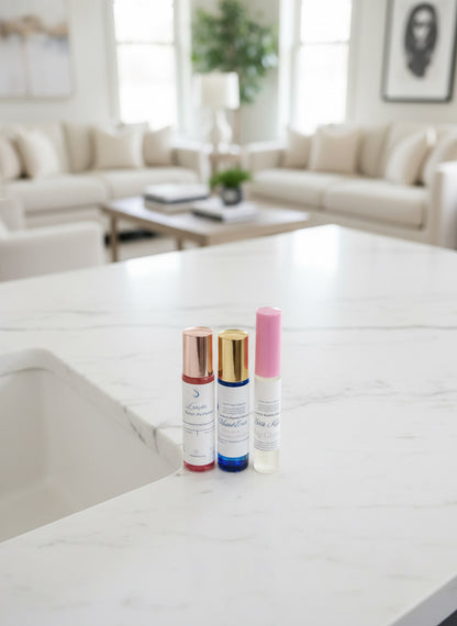 ✨HeadEase Serenity Relief Roller- Peppermint · Rosemary · Lavender · Frankincense  Tension, Migraine & Stress Relief Elixir | 10ml