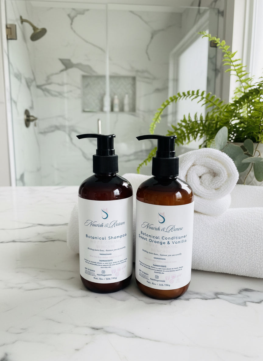 ✨ Nourish + Restore The Botanical Hair set (Shampoo+Conditioner)